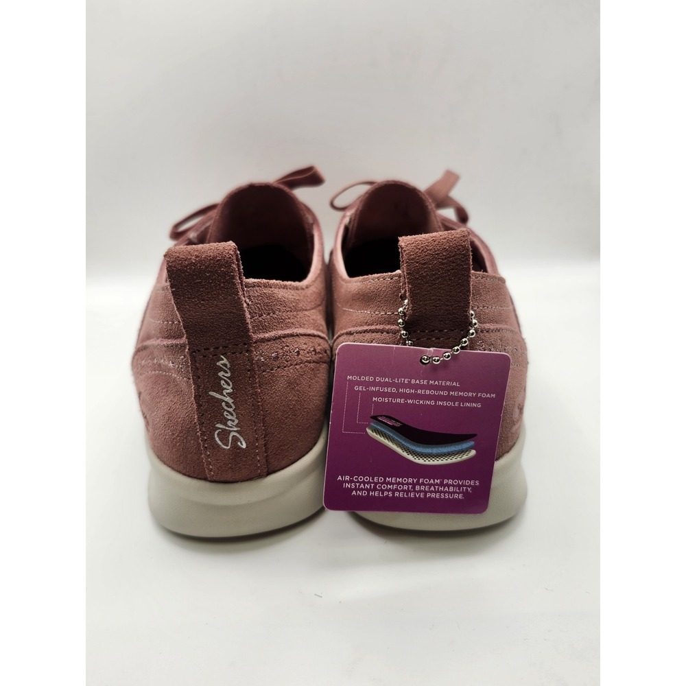 Women's Pink Sketchers Sneakers Air-cooled Memory Foam Size 8 NEW WO BOX - Picture 7 of 10